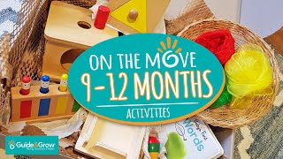 Montessori activities 9-12 months - On the move