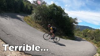 Pruebo una bicicleta de ruta por primera vez (En un ascenso TERRIBLE)