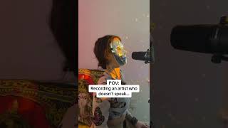 POV: Recording an artist who NEVER speaks!! #askye