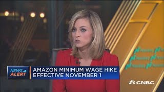 Amazon raises minimum wage to $15 for all US workers