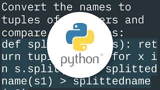 compare two python strings that contain numbers