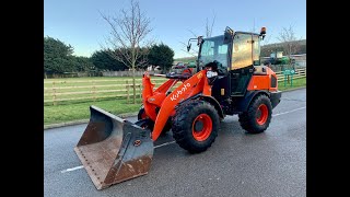 Kubota R085 pivot steer loader