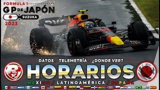 Horarios FÓRMULA 1 Latinoamérica GP de JAPÓN 2023 / ¡NO TE LA PIERDAS!