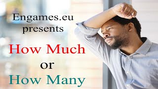 How Much or How Many - Learn English grammar