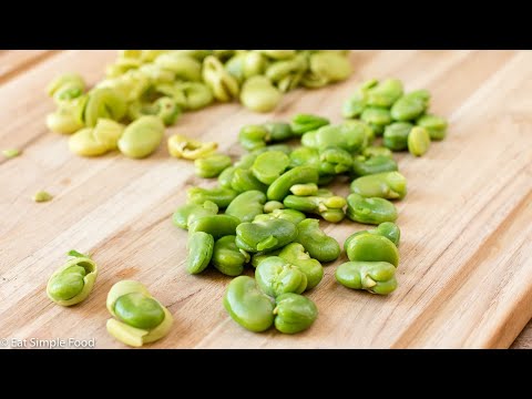 Marinated broad beans recipe