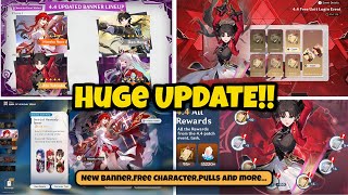 NEW UPDATE! JUST IN 90+ F2P PULLS, FREE 5 STAR AND NEW SKINS IN 4.4 WITH LINEUP | Honkai Star Rail