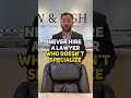 Top 3 Things I Would Never Do Lawyer Edition⚠️ #law #lawyer #facts #tips #viral #social #shorts