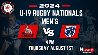 Canadian Men's Rugby U19 Championships Atlantic vs. BC Thursday August 1st