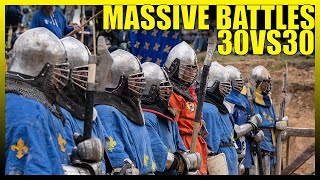 BUHURT LEAGUE WORLD CUP LIBUSIN #BATTLE 30VS30  MEDIEVAL COMBAT FRANCE VS AUSTRALIA USA