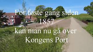 Gang-sti over nye Kongens Port Fredericia vold maj 2023.dk