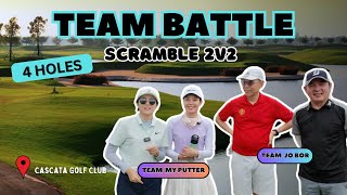 ดวลกอล์ฟ Scramble 2V2 ทีมไหนจะชนะ? ที่ Cascata Golf Club II MyPutter