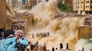 The desert of Saudi Arabia turns into a huge ocean after the floods in AlUla