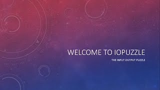 ioPUZZLE LIVE Session #3 on Introducing PYTHON - Data Types and Variables