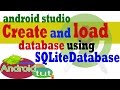 android studio load database sqlite into listview| work with database sqlite|android tut