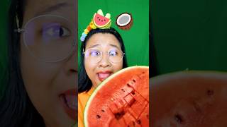 โอ้นั่นมันบักแตงโม! 🍉 #กินตามอิโมจิ #กินอาหาร #eating #กิน #eatingemoji #emojichallenge #แตงโม