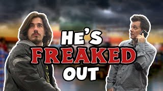 PARANOID PRANK - Making People freak out at Walmart!! | Jack Vale