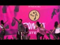 Fanny Madarasz with Beto Perez on Zumba stage in Rimini Wellness. Mara - Dj Dale Play