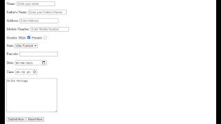 Learn HTML Forms In 10 Minutes | Step By Step Tutorial