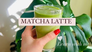 طرز تهیه لاته ماچا (رعایت چند نکته مهم) #matcha ##ماچا#healthy matchalatte #لاته #آموزش #نکات #مهم #