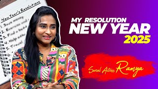 இந்த கெட்ட பழக்கத்தை விடப்போறேன்! - Serial Actress Ramya New Year Resolution 2025 | Wow Tamizhaa