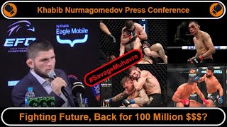 Khabib Numagomedov Press Conference: Fighting Future and Savage Muhavre | UFC HINDI | MMA INDIA