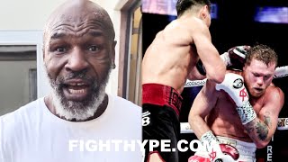 MIKE TYSON REACTS TO CANELO UPSET LOSS TO DMITRY BIVOL; TELLS CANELO WHAT TO FIX TO WIN REMATCH