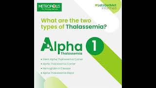 Learn about 2 types of Thalassemia.