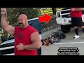 BRIAN SHAW IS ARMWRESTLING A TRUCK??