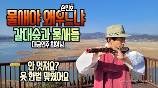 물새야 왜우느냐/대금연주/최성남대금가요--안 멋져요? 옷 한벌 맞추었어요.