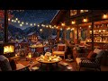 jazz relaxing music for studying ⛄ cozy winter coffee shop ambience u0026 smooth jazz instrumental music