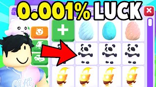 I Opened 100 SECRET CRYSTAL EGGS In Adopt Me And Got This..