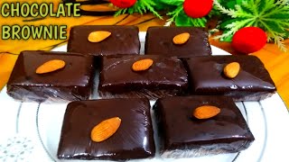 Bakery Style Chocolate Brownie | Easy Froasting No Whipping Cream No Chocolate | Soft Moist Brownie