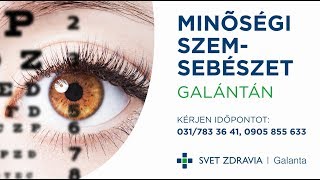 Egynapos szemészeti egészségügyi ellátás - Galántai kórház - Penta Hospitals