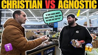 Agnostic CHALLENGES Christian Preacher 😱😳