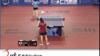 2015 匈牙利公開賽 決賽 李皓睛 vs 平野早矢香 R#2