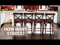 How Many Counter Stools Can I Fit at My Kitchen Island?