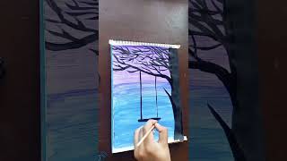 painting ideas ♥️😍 / easy painting tutorials #shorts #subscribe