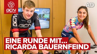 Tour-Etappensiegerin und nebenbei studieren | Eine (virtuelle) Runde mit Ricarda Bauernfeind