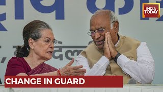 Mallikarjun Kharge Officially Takes Charge As Congress Chief; Sonia Gandhi Says 'It's A Relief'