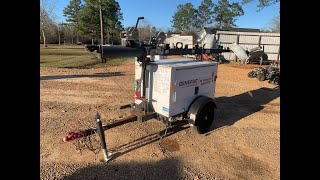 2016 Generac Portable Light Tower/Generator (6246 Hours)