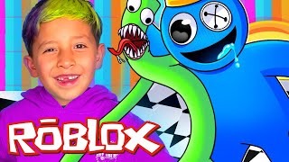 LOGRE ESCONDERME DE RAINBOW FRIENDS EN ROBLOX!! *momentos más divertidos*