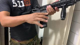 MARUI M4 MWS GBB TEST  抗寒套件測試( ㄧ7°C )