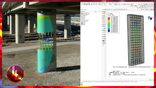 Abaqus Tutorial - Reinforced Concrete Pillar with Yielding