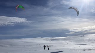 Operation “Snowkite” - Hardangervidda National Park - Norway 🇳🇴#norway #hardangervidda #kitekurs