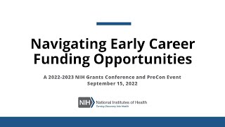 Navigating Early Career Funding Opportunities