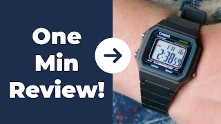 Casio Men's 'Classic' Quartz Resin Casual Watch REVEIW!