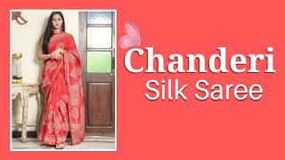 Chanderi silk saree collection - Chanderi Silk Mom-batik Collection - chanderi silk saree trending