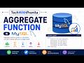 MySQL Aggregate Functions Explained | COUNT(), SUM(), AVG(), MIN(), MAX() | Hindi | TechWithPranita