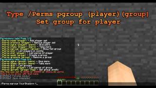 Minecraft plugin Groups Tutorial