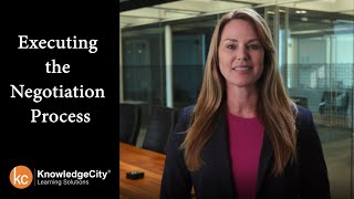 Executing the Negotiation Process - Introduction | Knowledgecity.com